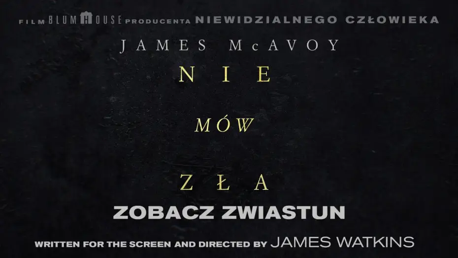 Відео до фільму Не говори зі злом | Zwiastun