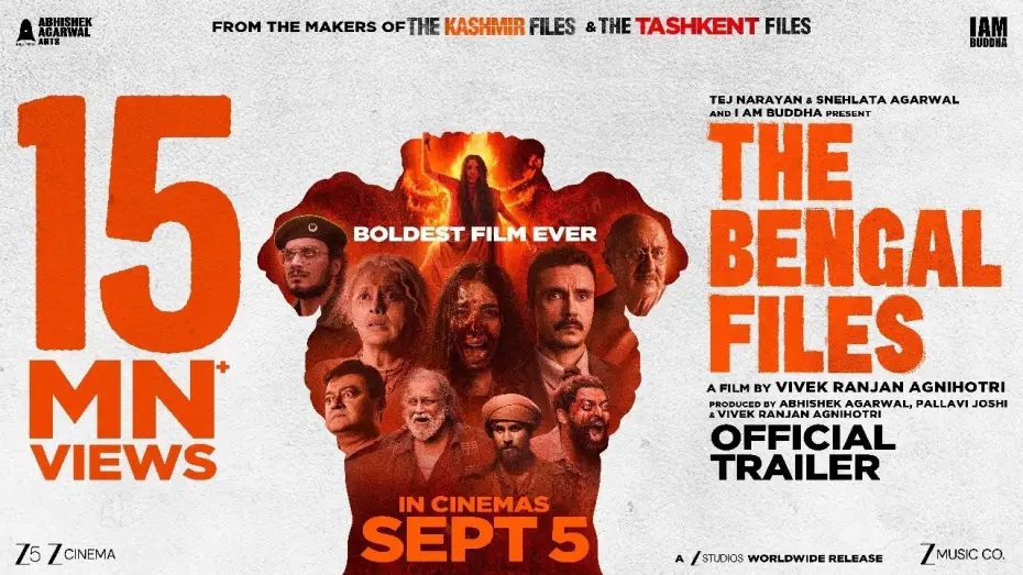 Відео до фільму The Bengal Files — THE BENGAL FILES Official Trailer | Vivek Agnihotri | Abhishek A | Pallavi J | Zee Studios | 5 Sept