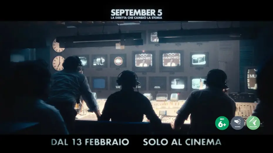 Відео до фільму П&rsquo;яте вересня | September 5 &ndash; La diretta che cambi&ograve; la storia | Trailer ufficiale