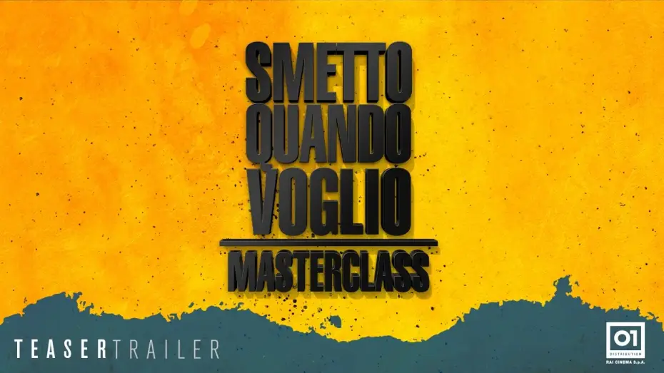 Відео до фільму Захочу і зіскочу: Майстер-клас — Smetto quando voglio - Masterclass - Teaser trailer
