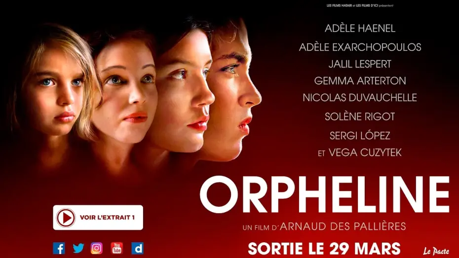 Відео до фільму Orpheline — ORPHELINE d'Arnaud des Pallières - Extrait 1