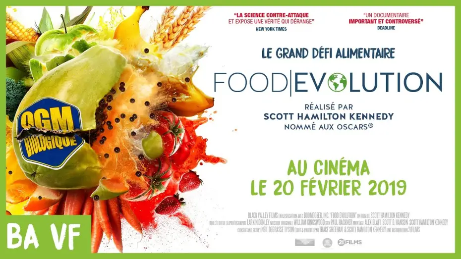 Відео до фільму Еволюція їжі — BANDE-ANNONCE FOOD EVOLUTION VF