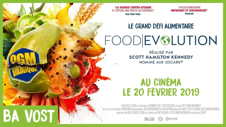 Відео до фільму Еволюція їжі — BANDE-ANNONCE FOOD EVOLUTION VOST