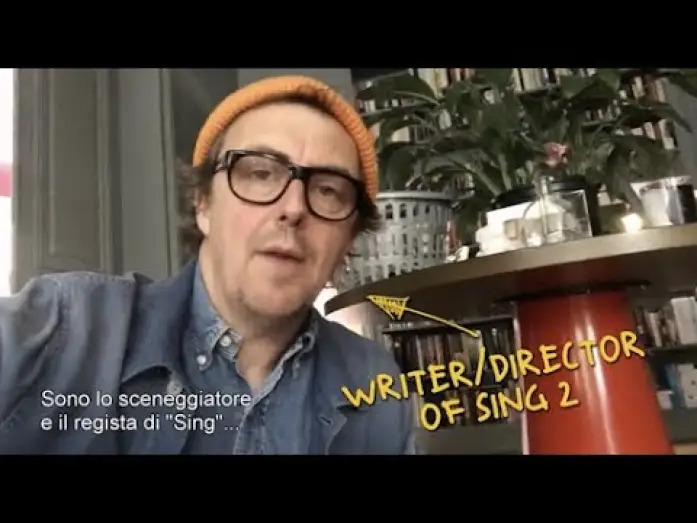 Відео до фільму Співай 2 — Sing 2 - Featurette - In studio con Garth Jennings