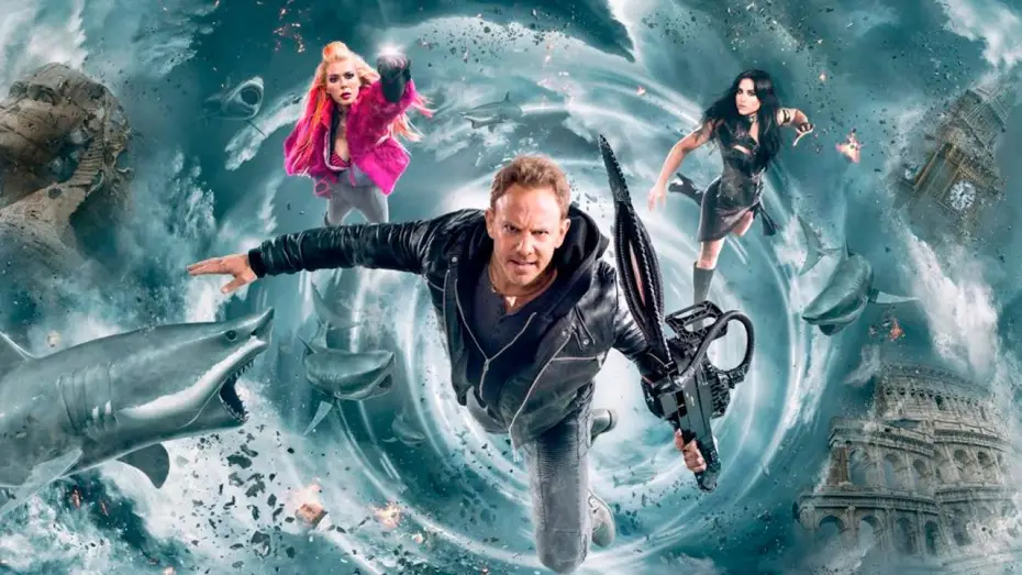 Відео до фільму Акулячий торнадо 5: Глобальне роїння — SHARKNADO 5: Aletamiento Global (Trailer español)