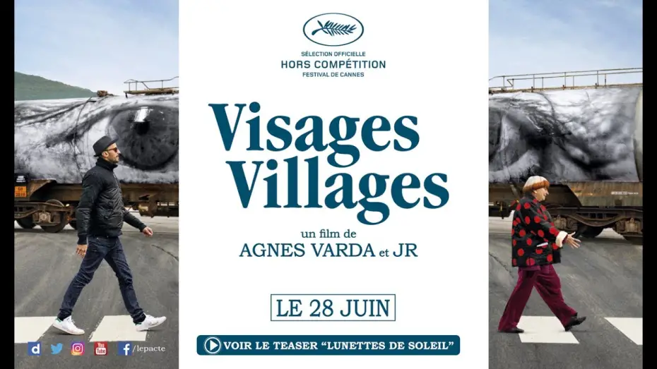 Відео до фільму Обличчя, села — Teaser "Lunettes de soleil" - VISAGES, VILLAGES d'Agnès Varda et JR