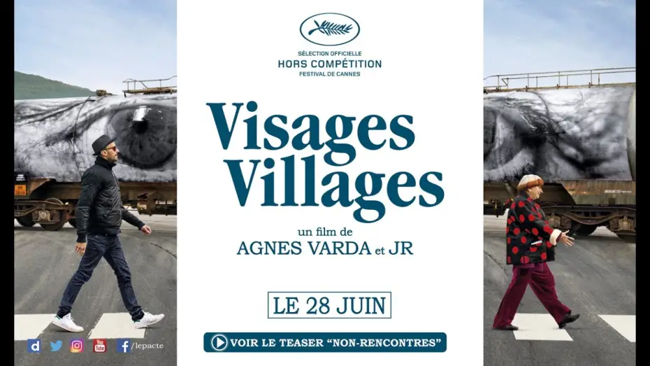 Відео до фільму Обличчя, села — Teaser "Non-rencontres" - VISAGES, VILLAGES d'Agnès Varda et JR