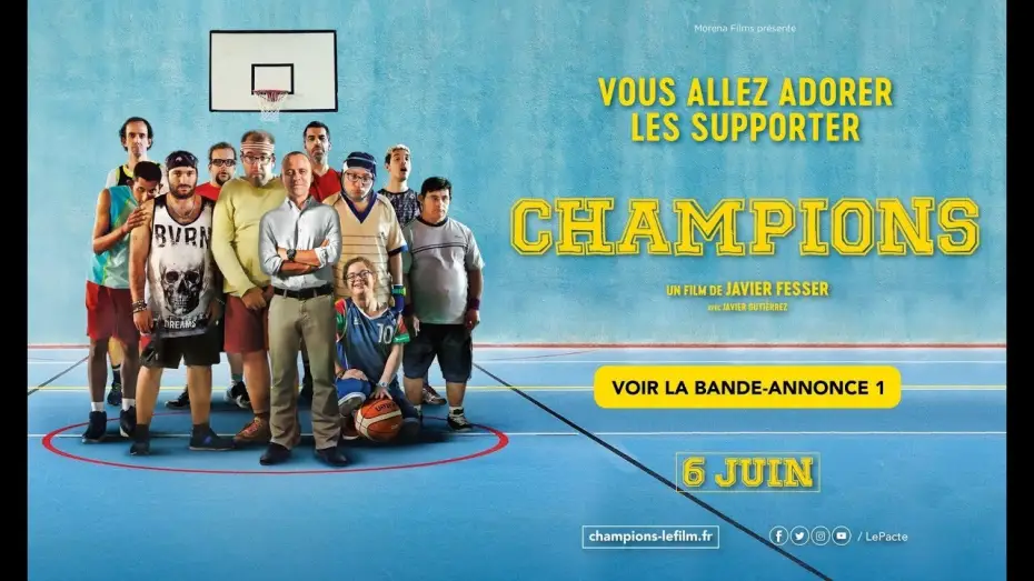 Відео до фільму Чемпіони — CHAMPIONS - TEASER 1 VOST