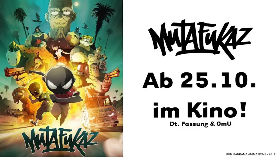Відео до фільму МФКЗ — Mutafukaz - Trailer #01 (Deutsch)