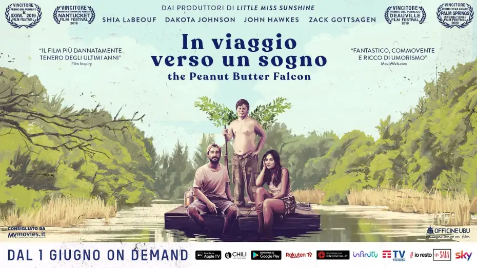 Відео до фільму Арахісовий сокіл — IN VIAGGIO VERSO UN SOGNO - THE PEANUT BUTTER FALCON - Trailer Ufficiale - Dal 1 giugno ON DEMAND!