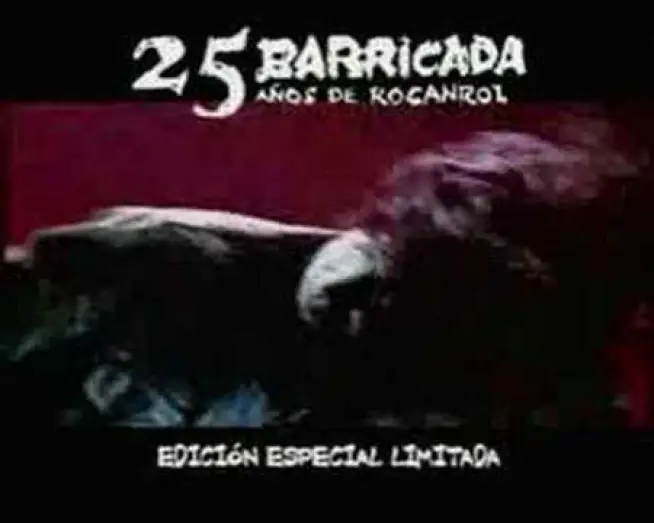 Відео до фільму Barricada - 25 Años De Rocanrol — Spot TV Barricada - 25 años de rocanrol