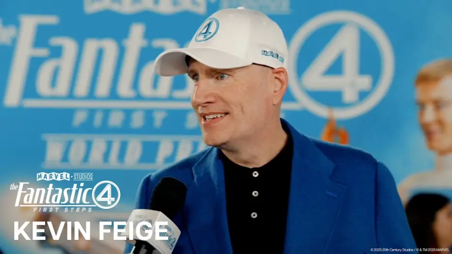 Відео до фільму Marvel Studios' The Fantastic Four: First Steps - World Premiere | Marvel Studios President Kevin Feige on Bringing Marvel's First Family into the MCU