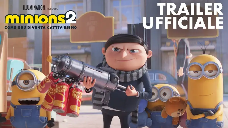 Відео до фільму Посіпаки: Становлення лиходія | Minions 2 - Come Gru Diventa Cattivissimo | Secondo Trailer Ufficiale (Universal Pictures) HD