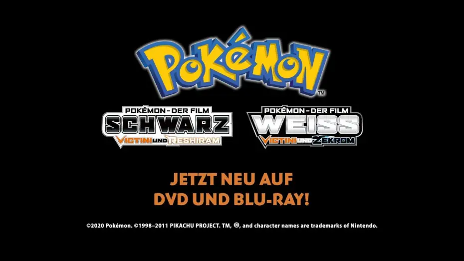 Відео до фільму 劇場版ポケットモンスター ベストウイッシュ ビクティニと白き英雄 レシラム | Pok&eacute;mon - Der Film: Schwarz / Wei&szlig; - Trailer [HD] Deutsch / German