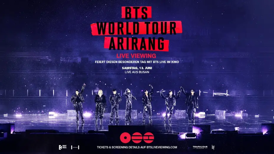 Відео до фільму BTS World Tour &lsquo;Arirang&rsquo; in Busan: Live Viewing | BTS WORLD TOUR 'ARIRANG' IN BUSAN: LIVE VIEWING | TRAILER GERMAN