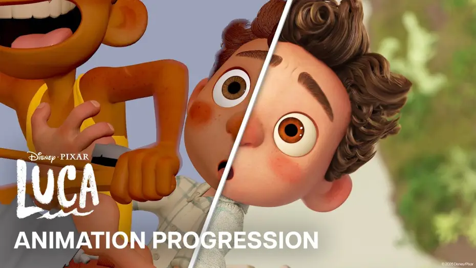 Відео до фільму Лука — Animation Progression | The Big Jump
