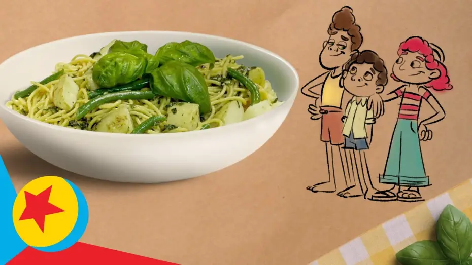 Відео до фільму Лука — Luca and Alberto Cook Trenette al Pesto | Cooking with Pixar