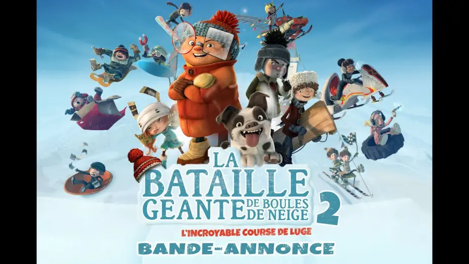 Відео до фільму Снігові перегони — La Bataille Géante de Boules de Neige 2 : L'incroyable course de luge - Bande Annonce [VF]