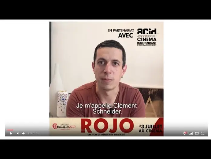 Відео до фільму Rojo — Celui qui regarde - Le cinéaste Clément Schneider à propos de ROJO