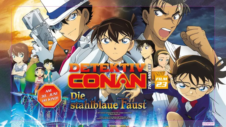 Відео до фільму 名探偵コナン 紺青の拳（フィスト） | Detektiv Conan - 23. Film: Die stahlblaue Faust (Kinotrailer)