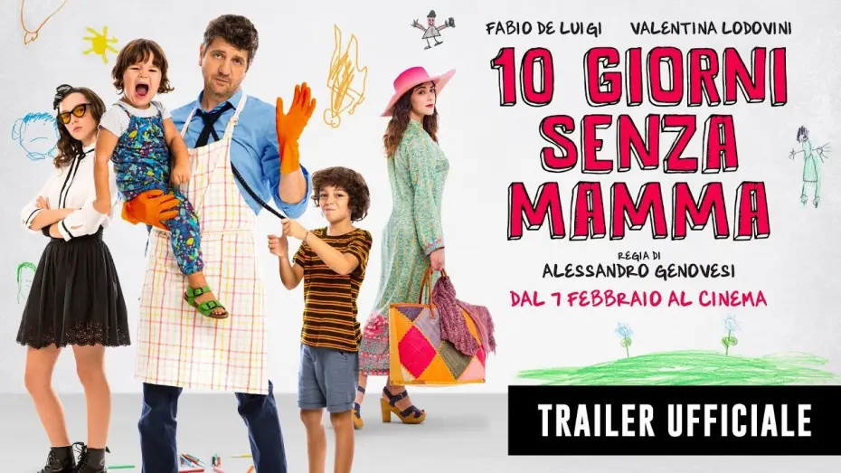 Відео до фільму 10 днів без мами — 10 GIORNI SENZA MAMMA - Trailer Ufficiale