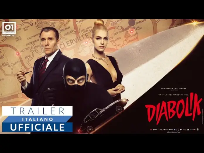 Відео до фільму Дьяволік. Суперзлочинець і рожевий діамант | DIABOLIK (2021) dei Manetti Bros - Trailer ufficiale HD