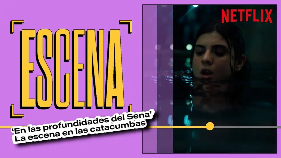 Відео до фільму У глибинах Сени — La escena en las catacumbas [Subtitulado]