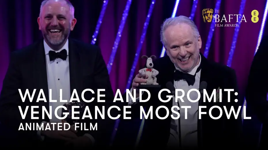 Відео до фільму Воллес і Ґроміт: Перната відплата | Wallace and Gromit: Vengeance Most Fowl wins Animated Film at the 2025 BAFTA Film Awards | BAFTA