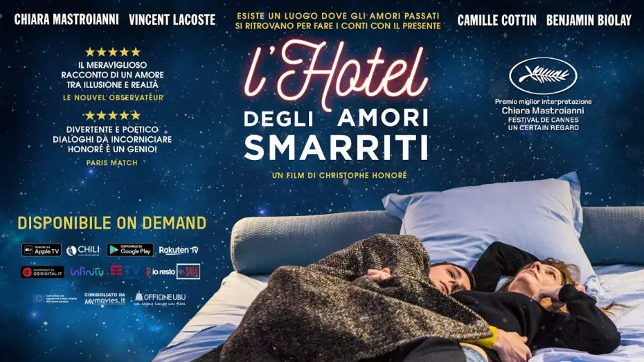 Відео до фільму Однієї чарівної ночі — L'HOTEL DEGLI AMORI SMARRITI - dal 25 Maggio disponibile On Demand