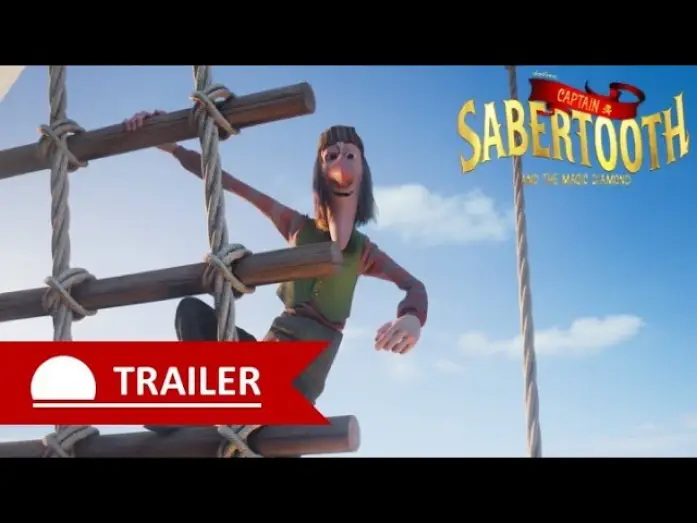 Відео до фільму Капітан Шаблезуб і Чарівний діамант — Captain Sabertooth and the Magic Diamond - Trailer