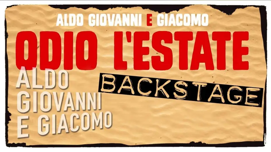 Відео до фільму Ненавиджу літо | Odio l'estate - Il nuovo film di Aldo Giovanni e Giacomo - Backstage #1