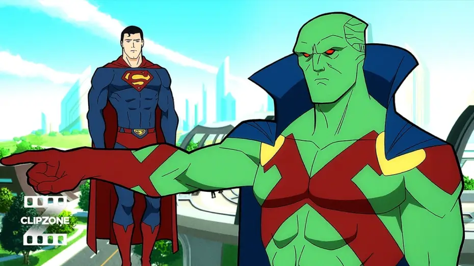Відео до фільму Супермен: Людина завтрашнього дня — J'onn J'onzz & Superman Fight The Parasite