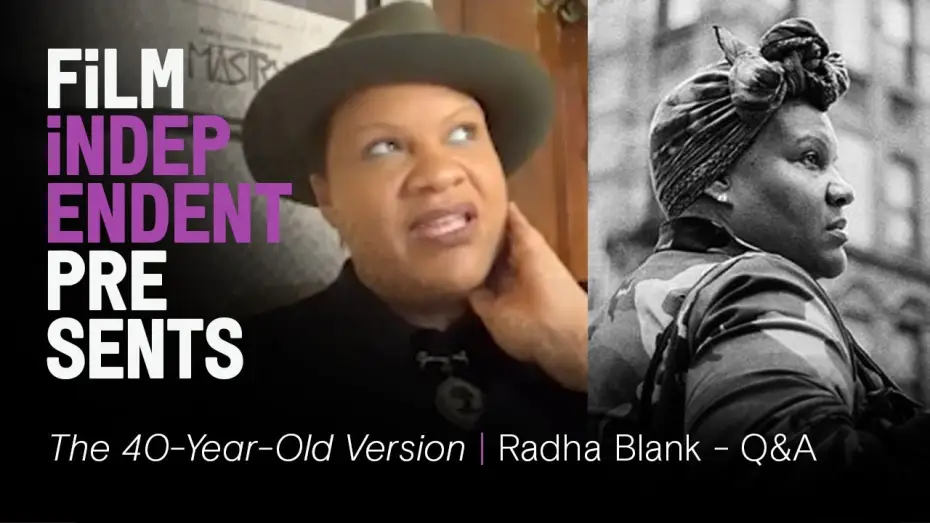 Відео до фільму Сорокарічна версія — THE 40-YEAR-OLD VERSION (Netflix) | Radha Blank & Dee Rees - Q&A | Film Independent Presents