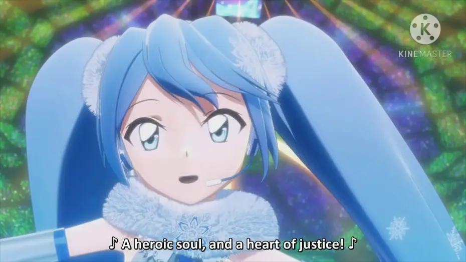 Відео до фільму 劇場版 新幹線変形ロボシンカリオン 未来からきた神速のALFA-X | Snow Miku sings Change! Shinkalion [Subtitled]