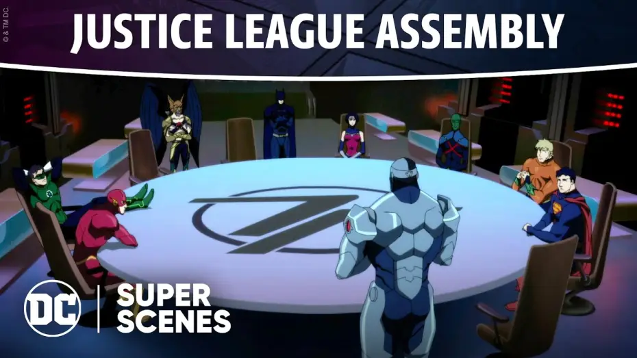 Відео до фільму Смерть та повернення Супермена — DC Super Scenes: Justice League Assembly