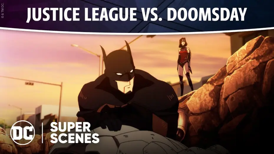Відео до фільму Смерть та повернення Супермена — DC Super Scenes: Justice League vs. Doomsday