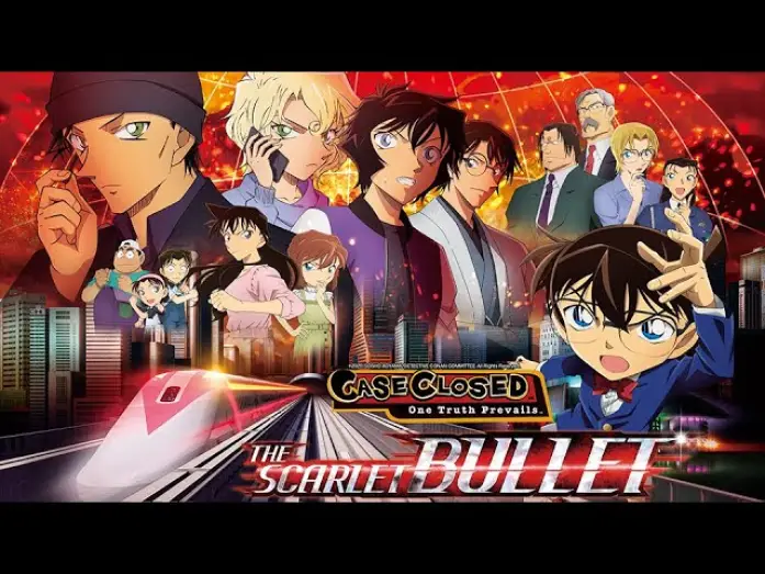 Відео до фільму 名探偵コナン 緋色の弾丸 — Case Closed (Detective Conan): The Scarlet Bullet | Official Trailer (English)