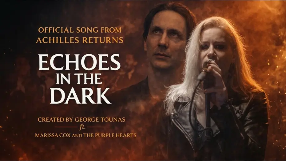 Відео до фільму Achilles Returns | Echoes in the Dark | Achilles Returns | George Tounas ft. Marissa Cox and The Purple Hearts (2026)