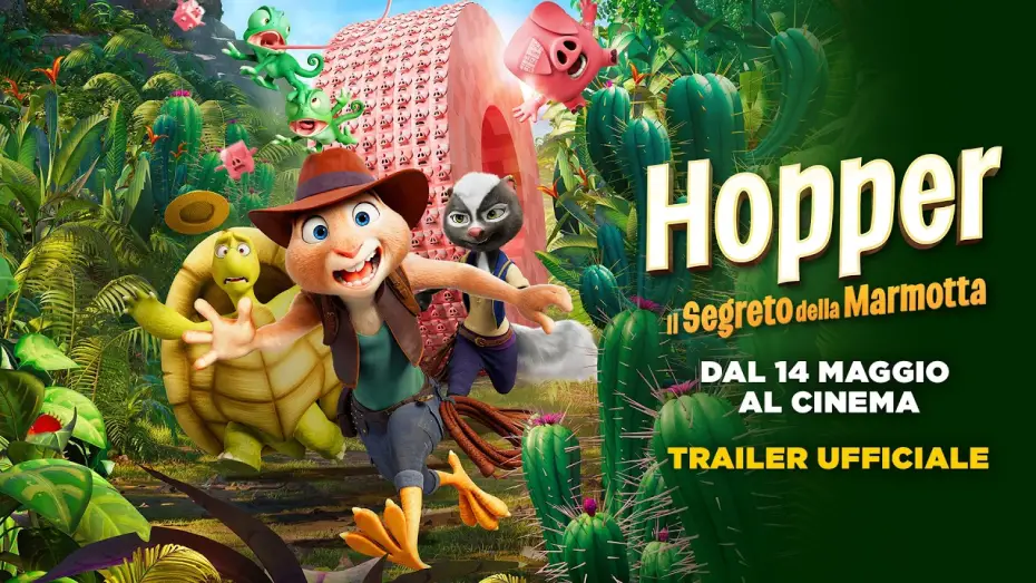 Відео до фільму Кролецип та секрет Бабака | Hopper - Il segreto della Marmotta | Trailer 60" | dal 14 maggio al cinema