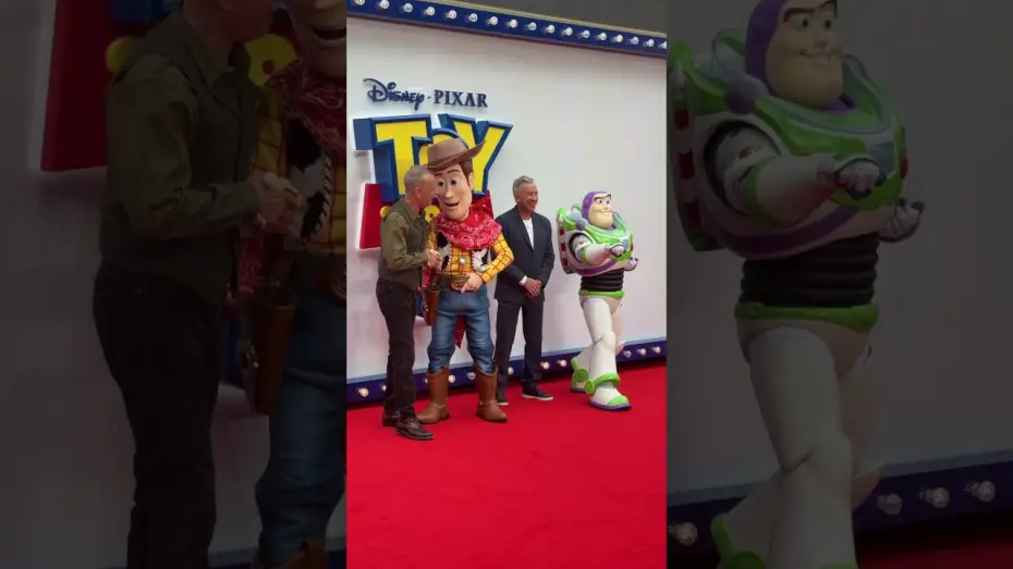 Відео до фільму Історія іграшок 5 | Two iconic duos&hellip;Woody and Buzz. Tom Hanks & Tim Allen at the Toy Story 5 UK Launch Event
