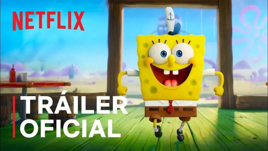 Відео до фільму Губка Боб: Втеча Губки | Bob Esponja: Un h&eacute;roe al rescate (EN ESPA&Ntilde;OL) Netflix