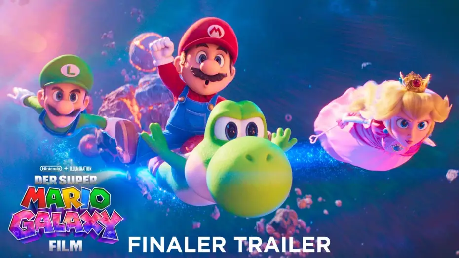 Відео до фільму Супер Маріо Галактика в кіно | DER SUPER MARIO GALAXY FILM | Finaler Trailer deutsch/german HD