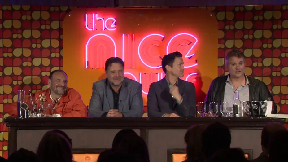 Відео до фільму Круті чуваки — The Nice Guys - UK Press Conference (Full Version)
