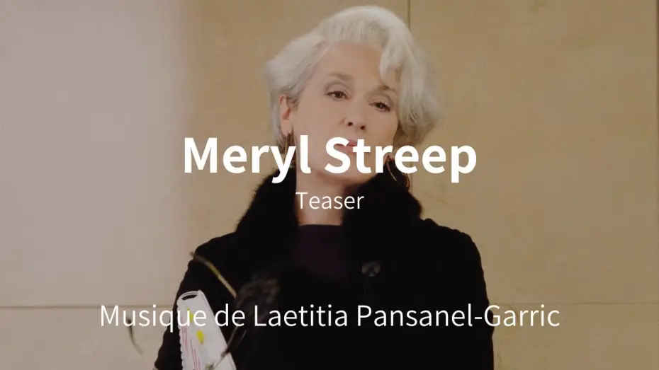 Відео до фільму Meryl Streep : myst&egrave;res et m&eacute;tamorphoses | Meryl Streep, Myst&egrave;res et M&eacute;tamorphoses - Teaser - 2020 - Musique de Laetitia Pansanel-Garric