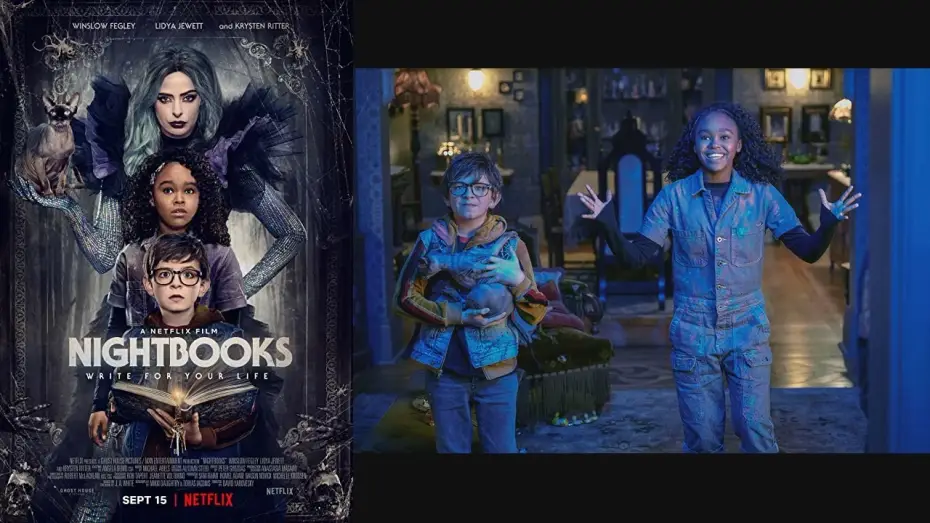 Відео до фільму Нічні щоденники — Nightbooks (2021) - Offizieller Trailer (Deutsch Synchronisiert)