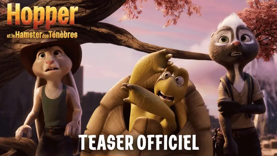 Відео до фільму Кролецип та Хом'як Темряви — Hopper et le Hamster des Ténèbres - Bande-annonce officielle