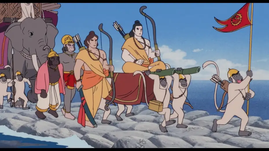 Відео до фільму Ramayana : The Legend of Prince Rama — RamaSetu - Song of the monkeys when constructing the bridge