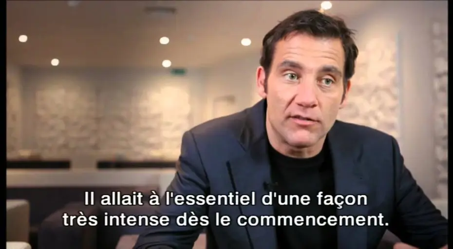 Відео до фільму Таємний гравець — SHADOW DANCER - Interview avec Clive Owen (acteur)
