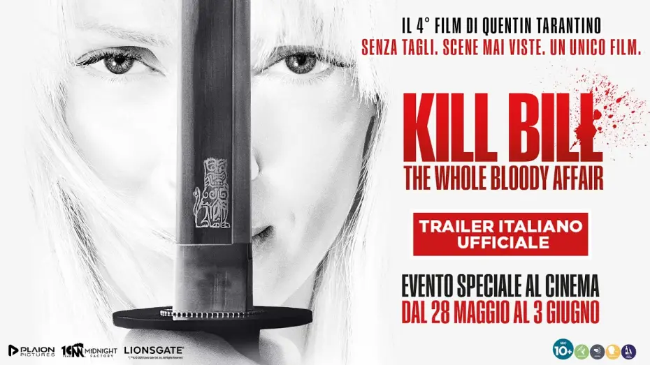 Відео до фільму Вбити Білла: Повна кривава справа | Kill Bill: The Whole Bloody Affair | Trailer Italiano Ufficiale