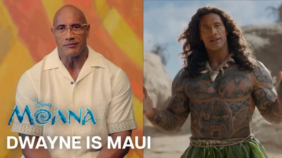 Відео до фільму Ваяна — Dwayne is Maui